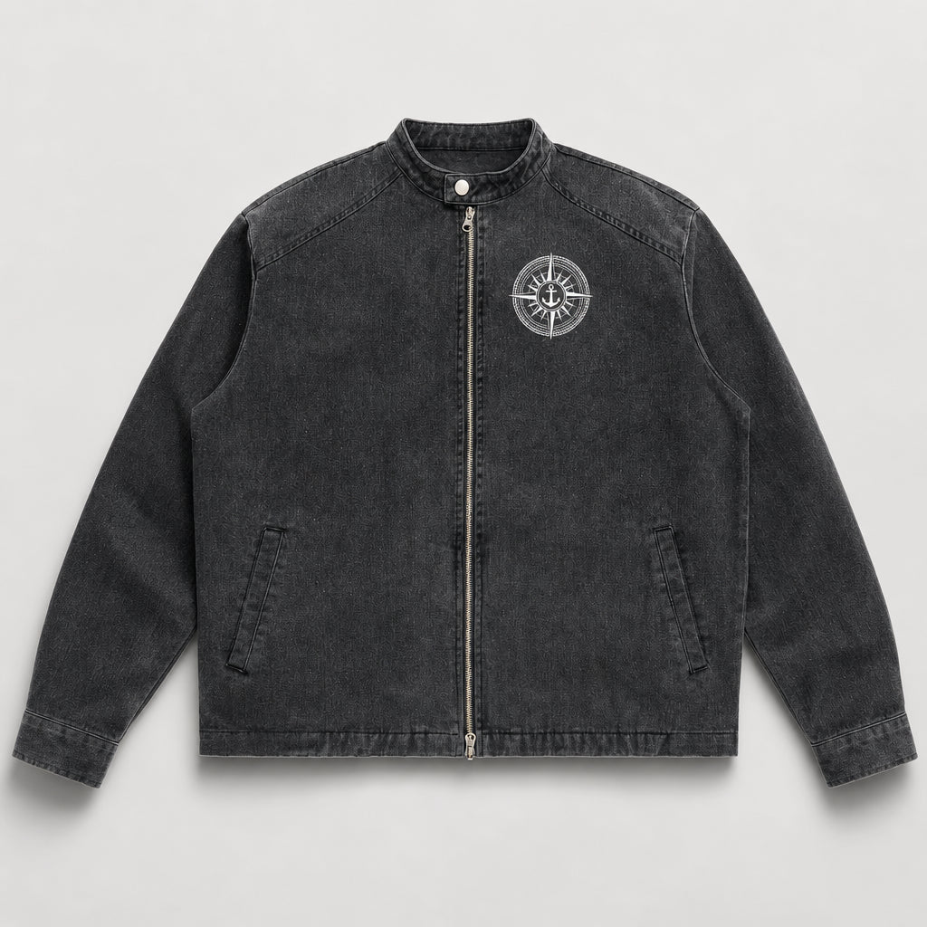 Vintage Washed Deadeye Jacket - Black