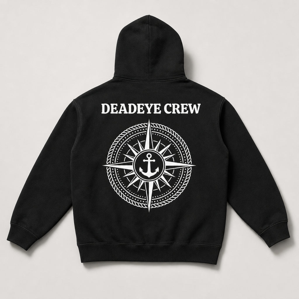 Deadeye Fleece Zip Hoodie - Black