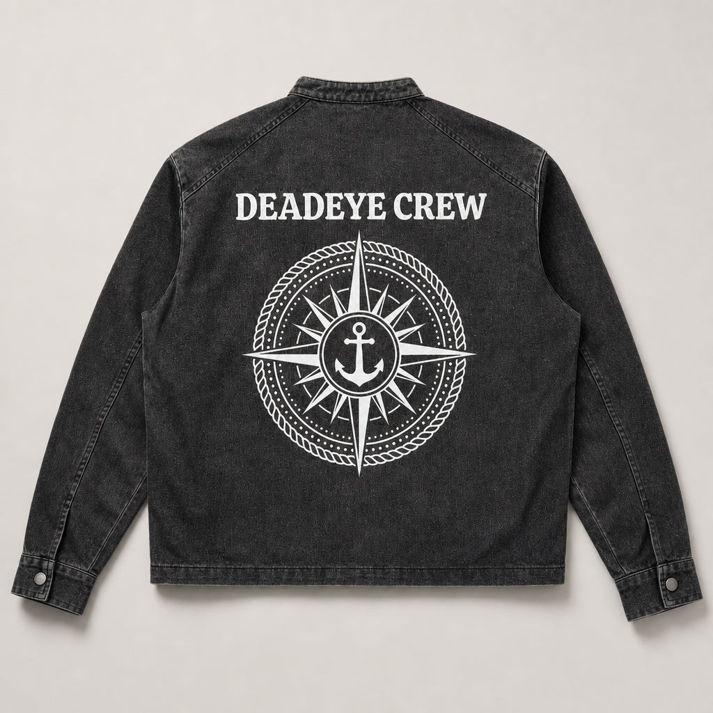 Vintage Washed Deadeye Jacket - Black