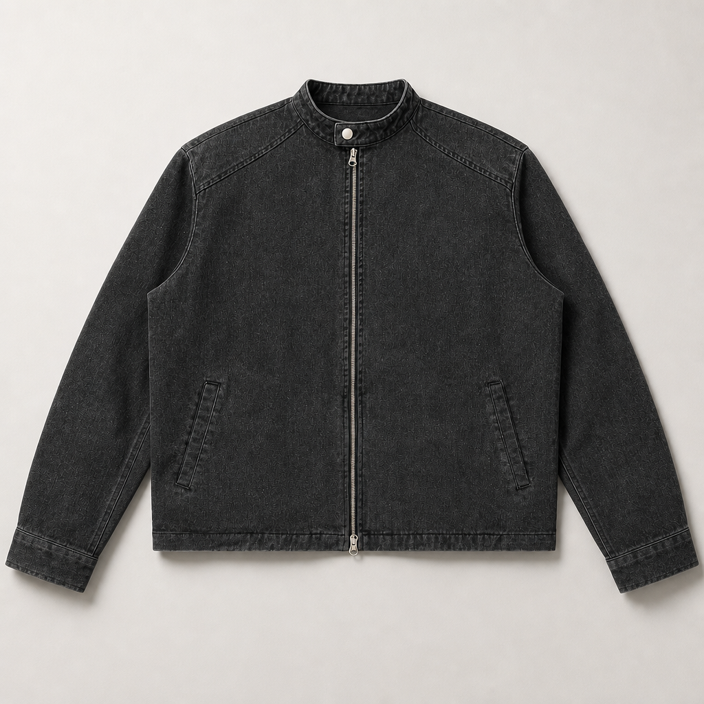 Vintage Washed Deadeye Jacket - Black