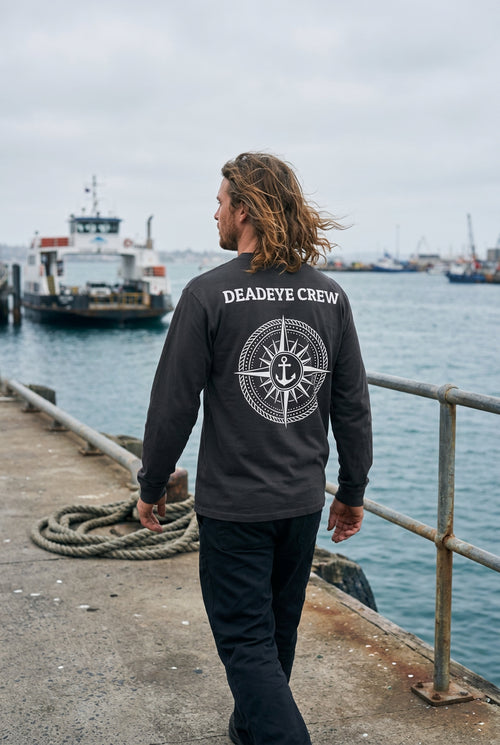 Deadeye - Long Sleeve Shirt - Dark Grey