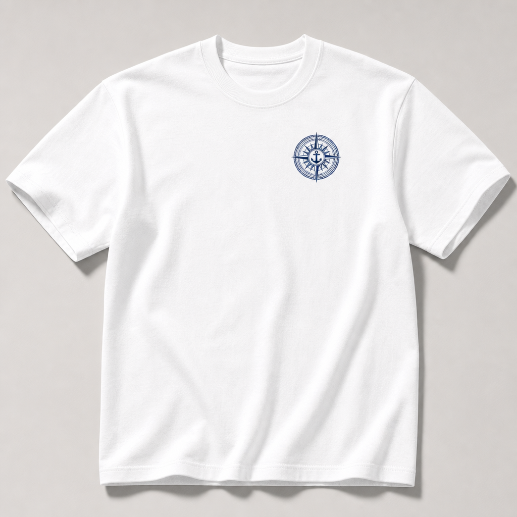 Deadeye Crew - Premium Heavy Tee - White