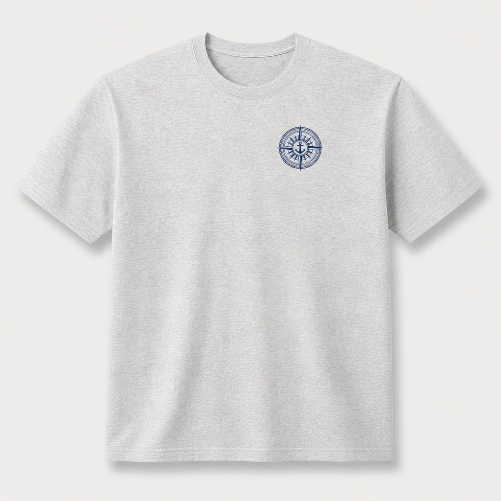 Deadeye Crew - Premium Heavy Tee - Light Grey